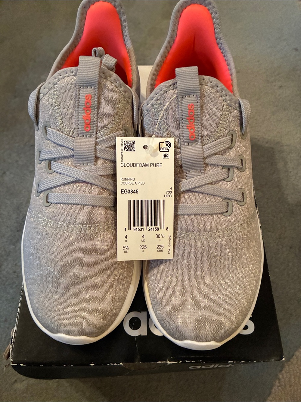 Women’s Adidas CloudFoam Pure Sneakers